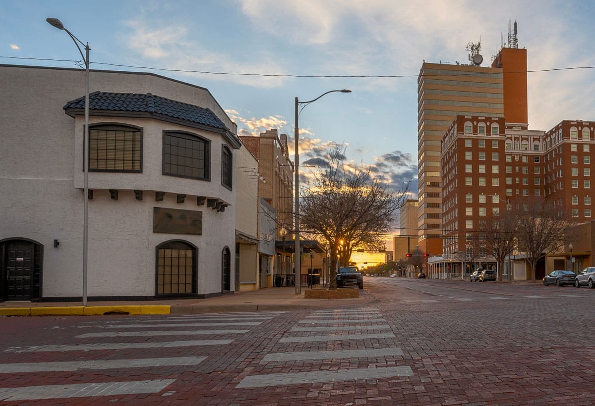 Downtown Lubbock, Texas